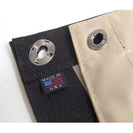 Northwest Tarp & Canvas Window Cover, with Turn Button, HD Vinyl Great for Boats, RV's - 68" X 24"