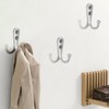 DAJMAIEZ 10 Pcs Coat Hooks, Single Prong Robe Hooks, Wall