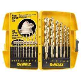 Dewalt DW1956 16piece assorted twist drill bit set;