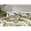 Sanderson PALM HOUSE PILLOW CASE OXF BOTANICAL GREEN, Gray, Standard