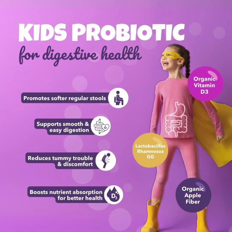 Bio360 Probióticos Niños 15 Cepas 5 Mil Millones Cfu 60