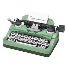 MEIEST Retro Typewriter Building Blocks Set,Creative Collectible Vintage Building Bricks Toy,Cute Home Decoration