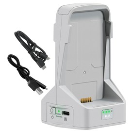 45W Dual Battery Charger with Storage Charge for DJI Flip Drone,Two-Way Charging Hub,Charge 2 Batteries Accessories