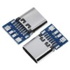 ANMBEST 10PCS USB 3.1 Type C Connector 24 Pins Male