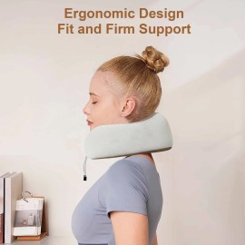 Electric Cervical Vertebra Massage Pillow for Sports Fatigue Relief Type-C Cordless DesignColor: Yellow, Size: ONE SIZE