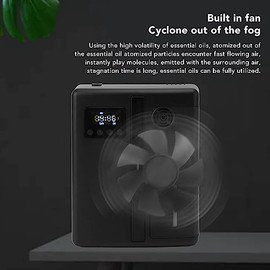 Asixxsix Mquina de Aire con Inteligente Bluetooth, Difusor de Aceite Esencial de 160Ml Tecnologa de Nebulizacin Mquina Difusora de Automtica...       