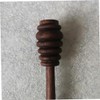 Hemobllo Black Walnut Wood Honey Dipper Stick Kitchen Honey Stirring