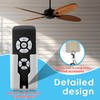 Saillong 2 Pack Remote Holder Wall Mount, Remote Control Holder