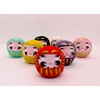 EDOYA Daruma Dolls (Set of 7) Japanese Good Luck Fortune