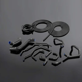 New Black Compatible For Subaru Impreza X WRX MK10 GRB GRF GH8 08-11 Silicone Radiator Hose Kit With Vacuum Hose 2009 2010