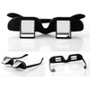 okcsc Horizontal Lazy Glasses 90°Angle Lying Down Bed Reading Prism