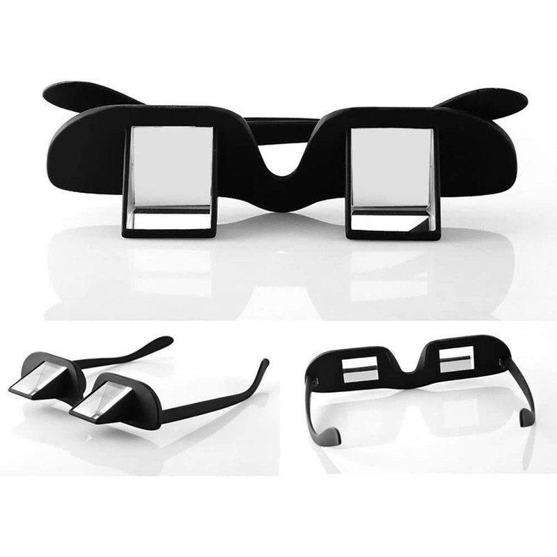 okcsc Horizontal Lazy Glasses 90°Angle Lying Down Bed Reading Prism