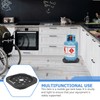 DOITOOL Gas Tank Tray Movable Propane Cylinder Base Propane Tank