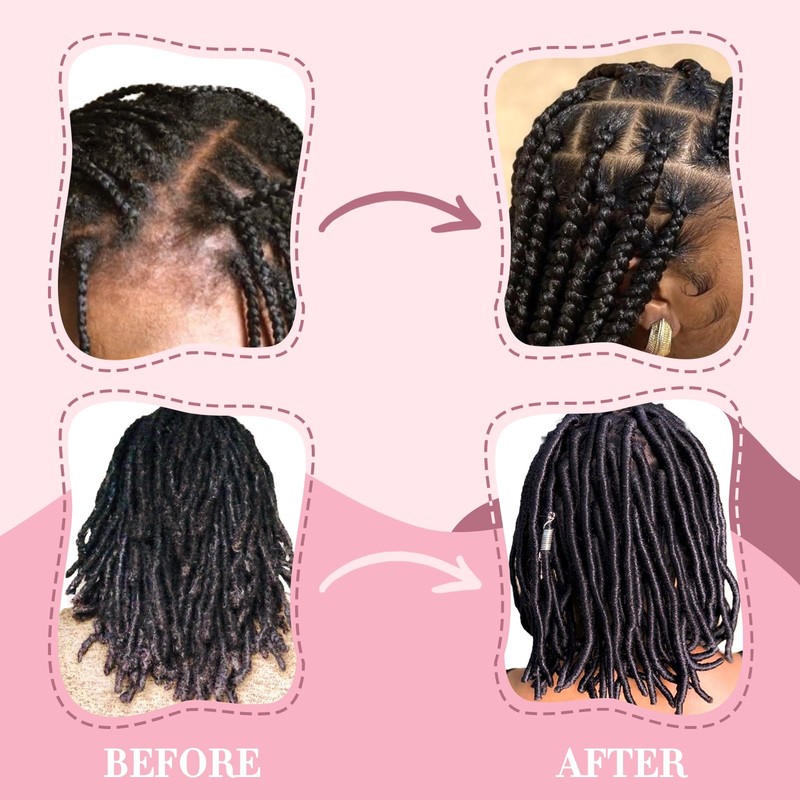 Rose Water for Hair Loc Spray Refreshing for Locs -