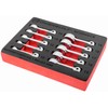 Powerbuilt 3/8" Drive 10 Piece Metric Box End Torque Adapter