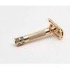 Merkur Classic 2-Piece Double Edge Safety Razor Gold Plated, 1