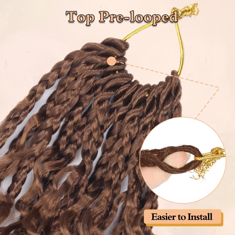 8 Inch Goddess Box Braids Crochet Hair for Black Women