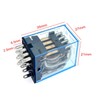 JZK MY4J DC 12V Coil DPDT 14 PIN Electromagnetic Power