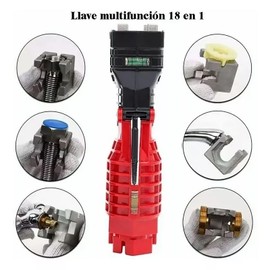 18 in 1 Sink Wrench Foldable Faucet Installer Anti Slip Portable Plumbing Tool Plumbing Wrench Faucet and Sink Installer Tool for Repair