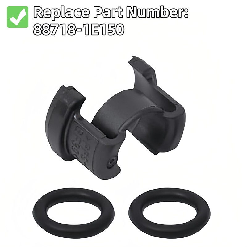 2PCS A/C Condenser Hard Line Lock Clamp Clip 88718-1E150 Fit