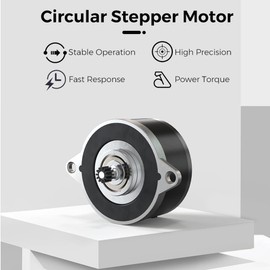 Creality K1/K1 Max/K1C Extruder Motor, Original K1 Max Circular Stepper Motor 3D Printer Extruder Stepper Motor 0.8A 12 Tooth Gear, 3D Printer Stepping Motor for K1 SE/Ender 3 V3/Ender 3 V3 Plus