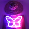 Neon Butterfly Light Pink Blue Neon Sign LED Neon Wall