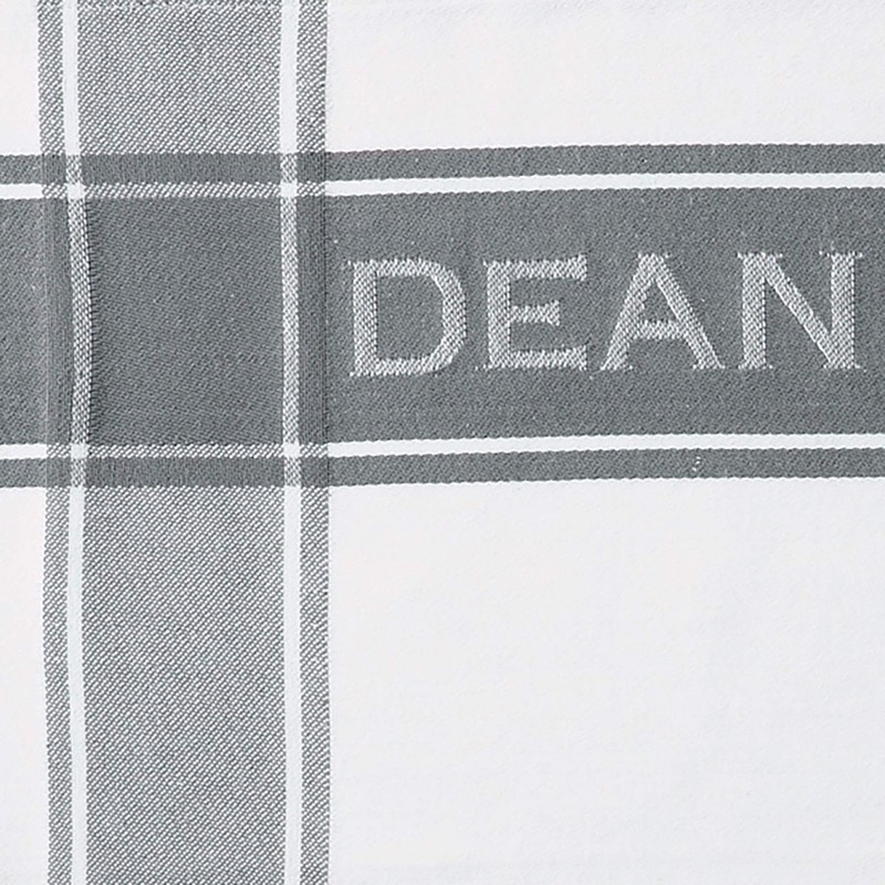 DEAN&DELUCA Tea Towel, Gray, Large, Loop, Logo Included, Kitchen Towel,