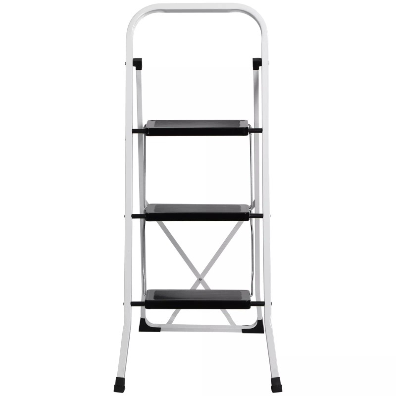 Segawe 3 Step Ladder Lightweight Folding Step Stool with Wide