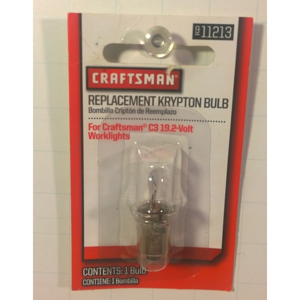 Replacement Krypton Bulb 1 Pk for Craftsman Worklight C3 19.2 volt