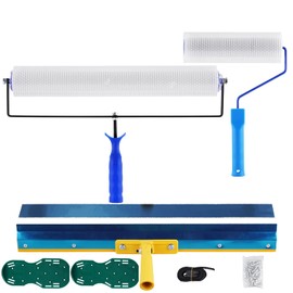 Self Levelling Cement Tools Epoxy Flooring Kit for Concrete Epoxy Paint Roller Kit Floor Painting Spike Shoes (13mm Needle Length)