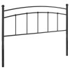Modway Abigail Queen Modern Style Powder Coated Iron Headboard in