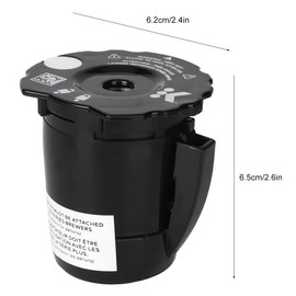 Tefola Filtro de café molido recargable universal reutilizable para cafeteras keurig 2