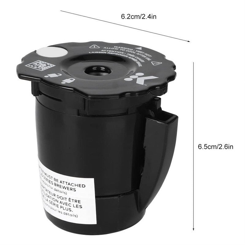 Tefola Filtro de café molido recargable universal reutilizable para cafeteras