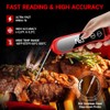 Meat Thermometer Digital with Backlight Large Display, IP67 Waterproof Instant