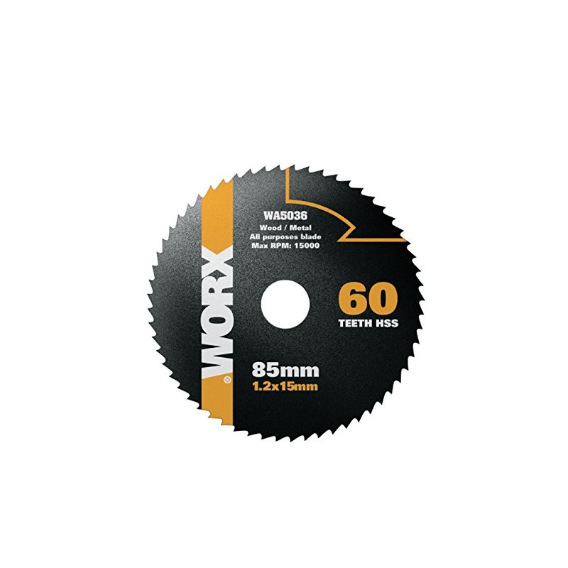 WORX WA5036 85 mm 60T HSS Blade