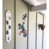 Hokco French Enamel Style Outdoor Patio Garden Wall Thermometer Frog