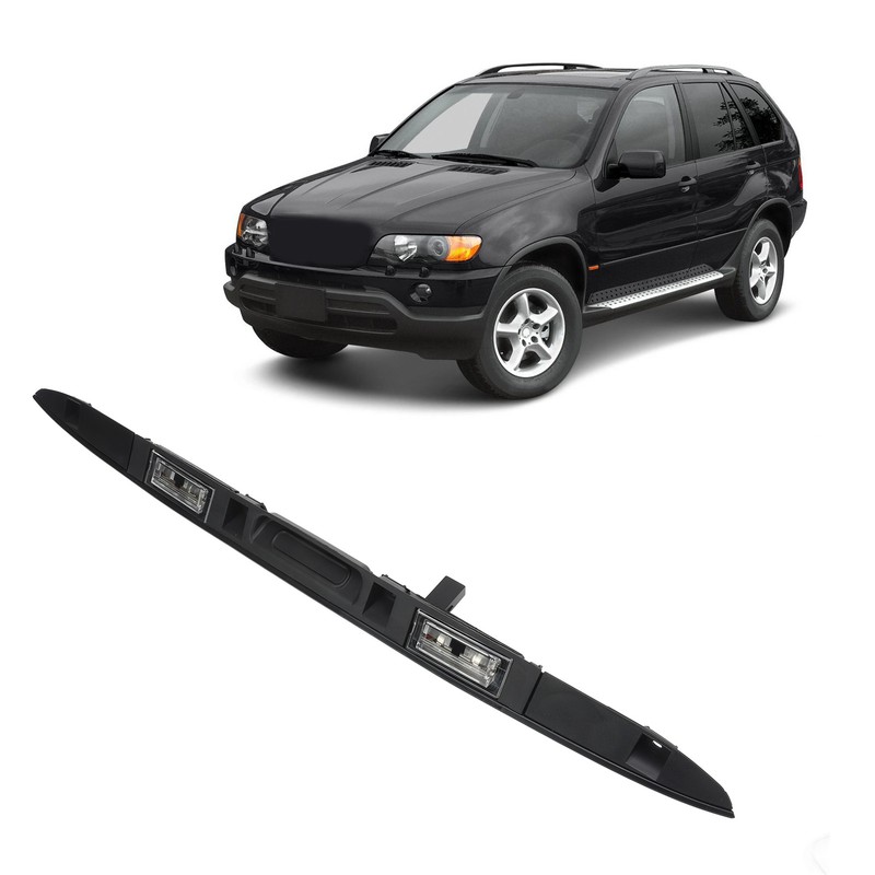 Trunk Lid Tailgate Grip Handle 51137170676 Black with Key Button