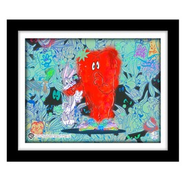 Exclusive Looney Tunes Pop Art Animation Cel Collectible - Limited Edition with Digital Twin | Featuring Background by Renowned Artist