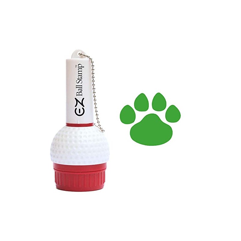 EZBallStamp - Marcador de bola de golf (pata verde)
