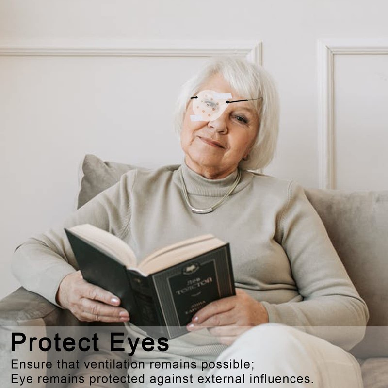 Vandorla Eye Shield, 6 Pcs Plastic Eye Shield Eye Patch