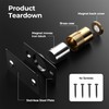 Tonitrui Silent Ball Catch, Adjustable Strong Magnet Door Catch，Using Noise