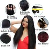 MSGEM 30 inch Yaki Straight Human Hair 1 Bundle Kinky