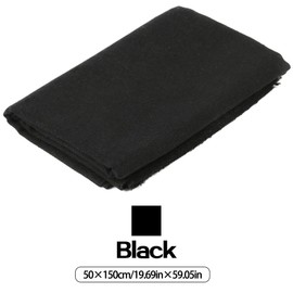 Zxiixz Black Linen Needlework Fabric, (59In x 19In) Large Size Linen Fabric Cloth Embroidery Linen Fabric Cross Stitch Aida Cloth for Making Garment Craft Upholstery Flower Pot Decoration