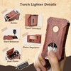 5-in-1 Torch Lighter with Cutter, Holder, Punch, Draw Enhancer Tool,