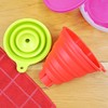 Silicone Collapsible Funnel Set 4 Both Wide & Narrow Tips