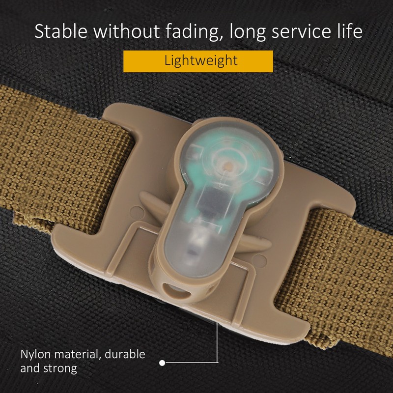 Outdoor Mini Survival Light IPX8 Waterproof Safety Signal Lamp with