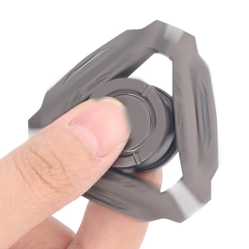 Fingertip Gyroscope Luminous Reduce Anxiety Metal Rotating Decompression Toy for