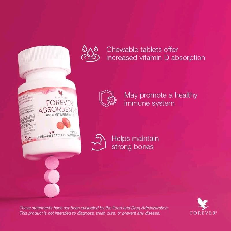 forever Absorbent D Healthy Supplement Tablet