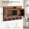 Nekon Key Holder Wall Mount with Mail Slot, 11.8" W
