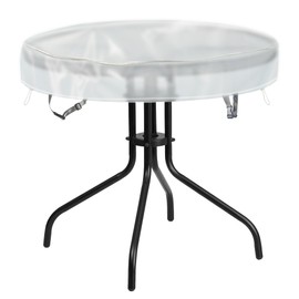 IndigoTempest9 Bar Height Table Cover - Waterproof Anti-UV Round Patio Table Cover - Fits Round Outdoor Table Up to 30-32 Inch